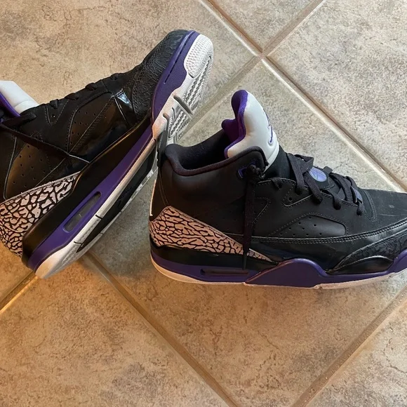 Men’s Air Jordan Son of Mars- Grape High Top size 10.5 Jordan Son of Mars Low Black Grape Ice for Sale  main image 4